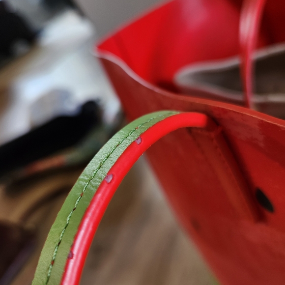 Kate Spade Splash Out Watermelon Print Red, Pink & Green Tote Bag - Picture 14 of 14